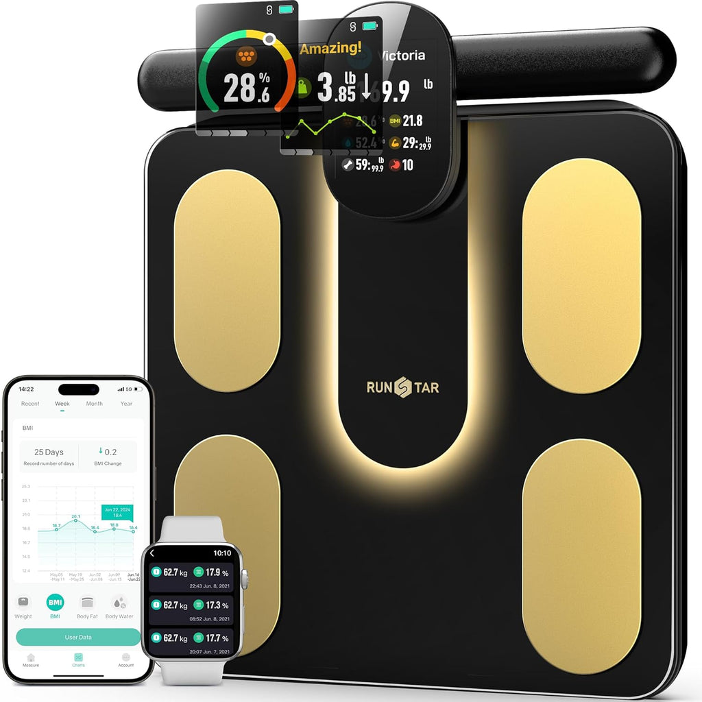 RunStar Pro - The Clinical-Grade 8-Electrode Smart Scale. Now FSA/HSA Eligible.