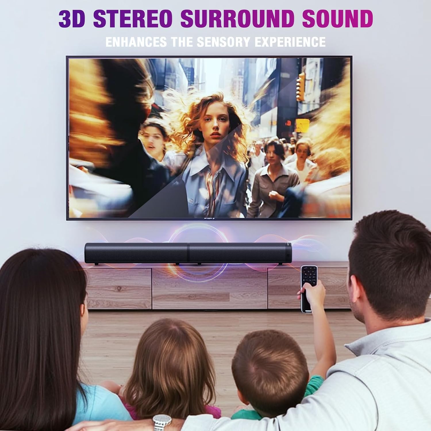 Puriom Duo - The 100W 2-in-1 Detachable Soundbar for the Ultimate Home Cinema.