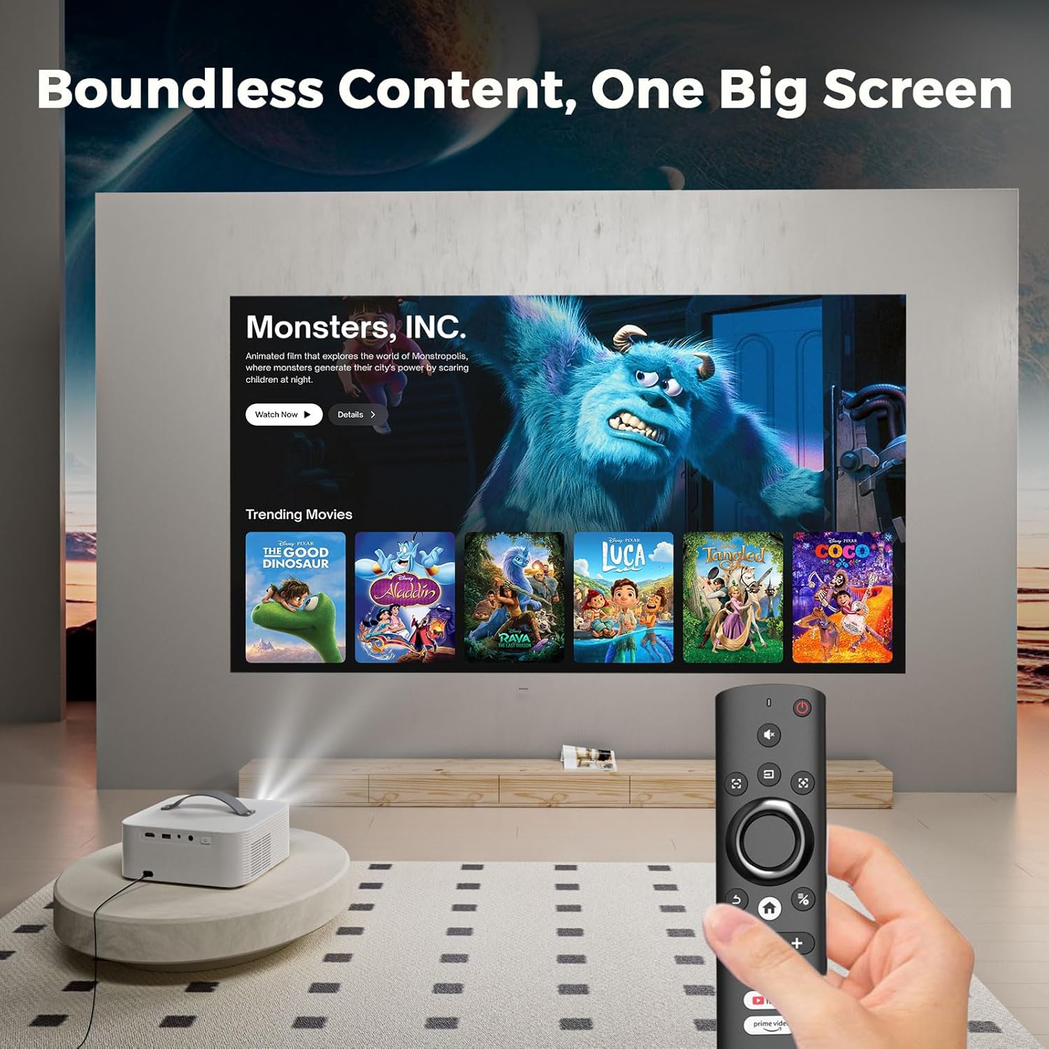 Cinematic AI - 3200 ANSI Lumens, Dolby Audio & AI-Powered Precision.