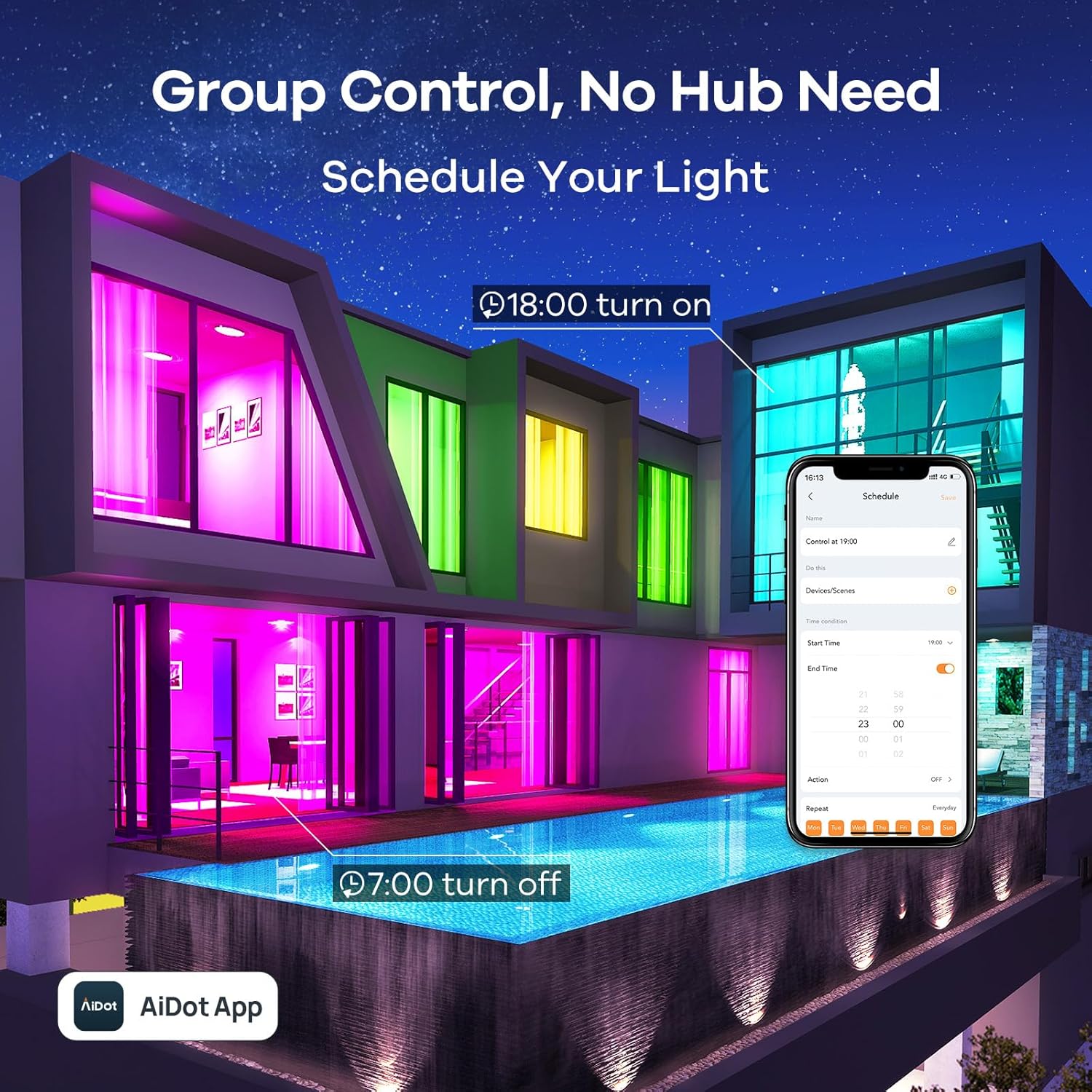 Chroma-Sync - The Smart RGB-Sync Bulb with 104 AI-Curated Scenes.